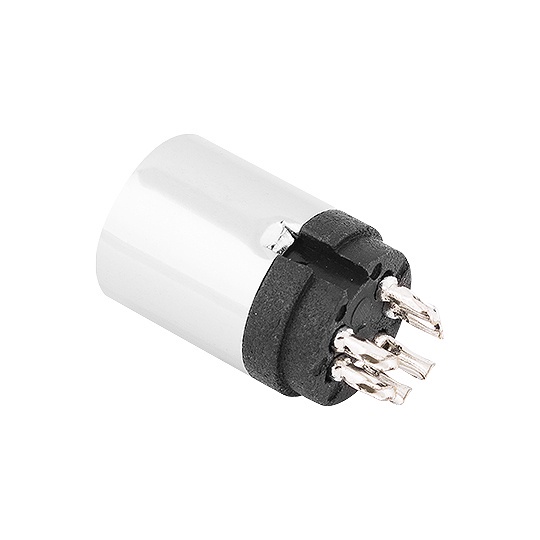 Plug Mini Din fêmea 6 pinos painel PCI com 10 peças