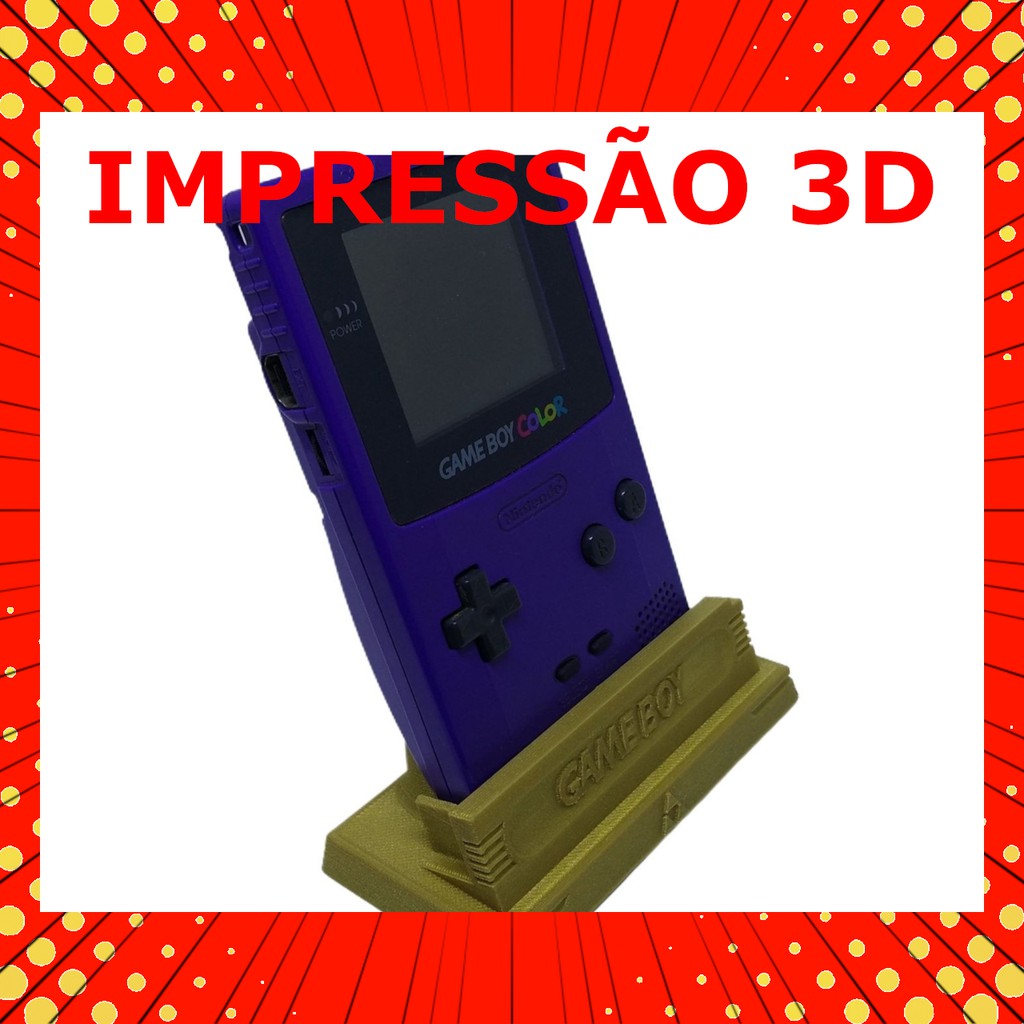 Suporte de mesa para Gameboy Color GBC - Impressão 3D