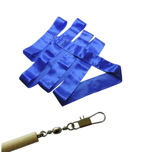Kit Baby Estilete madeira com Fita Cetim 3M Dicat Sports Azul Royal