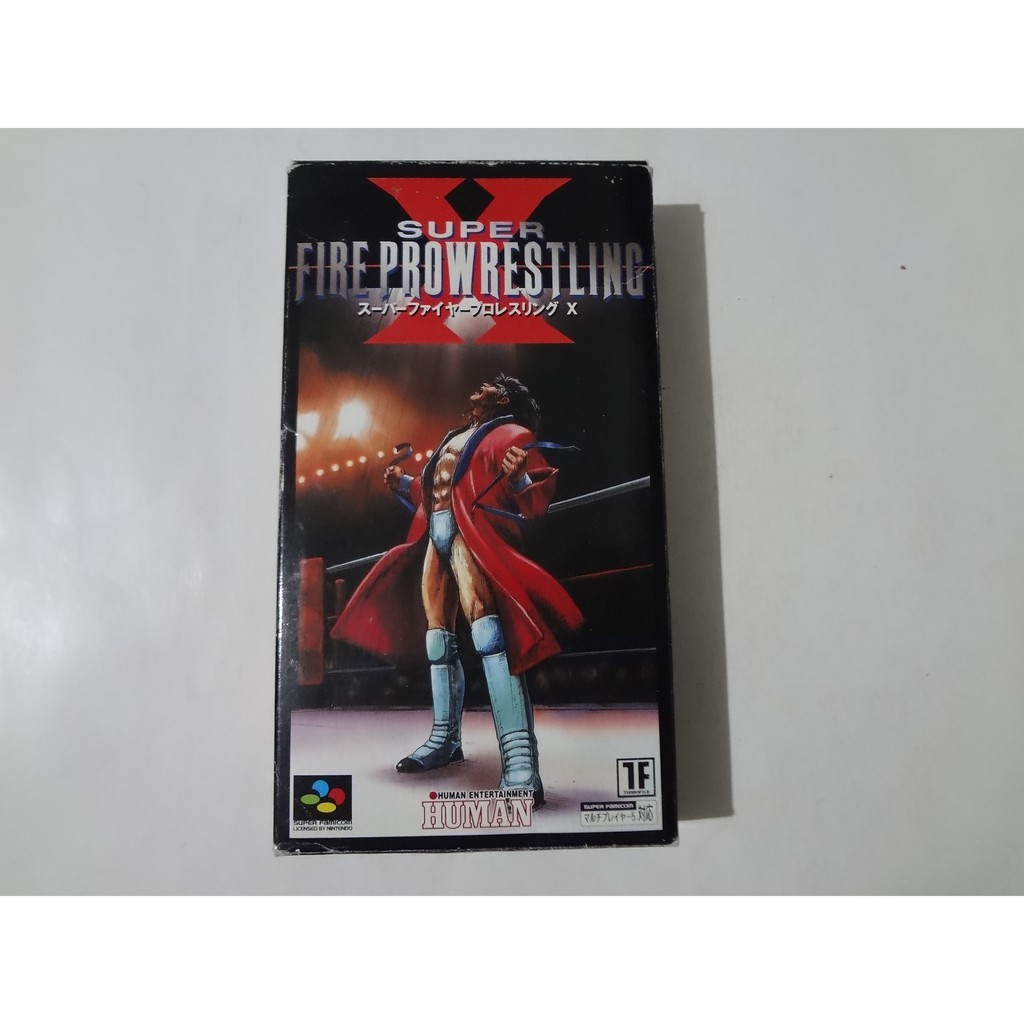 Super Fire Prowrestling X Super Famicom Original #1722