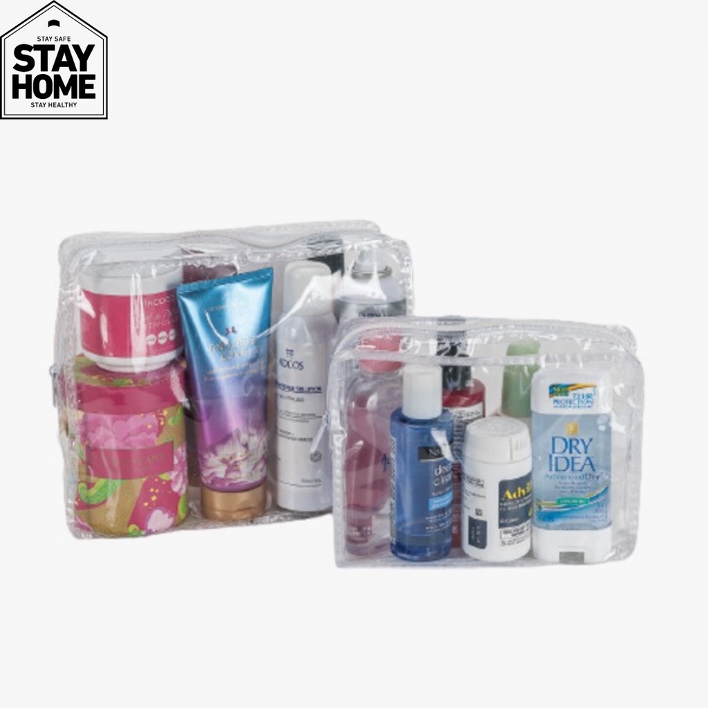 Necessaire Transparente com Zíper