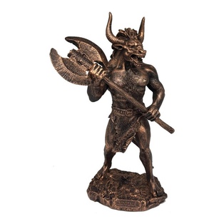 Minotauro - Estátua Resina Deus Wicca (bronze)