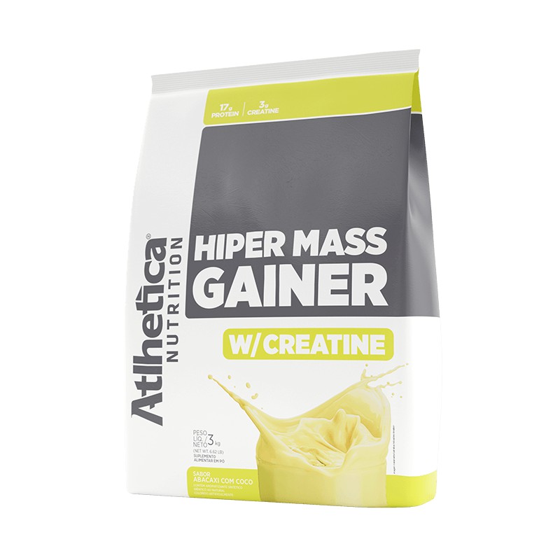 Hiper Mass C/ Creatina 3Kg - Atlhética Nutrition