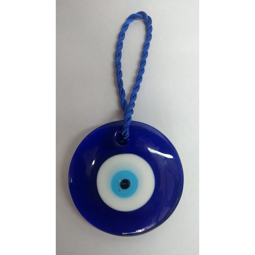 Olho Grego Em Murano Amuleto E Decoração 4 cm Prosperidade, Olho Gordo, Proteção