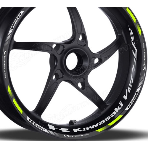 Friso + Adesivo Interno D2 Roda Moto Kawasaki Versys 1000
