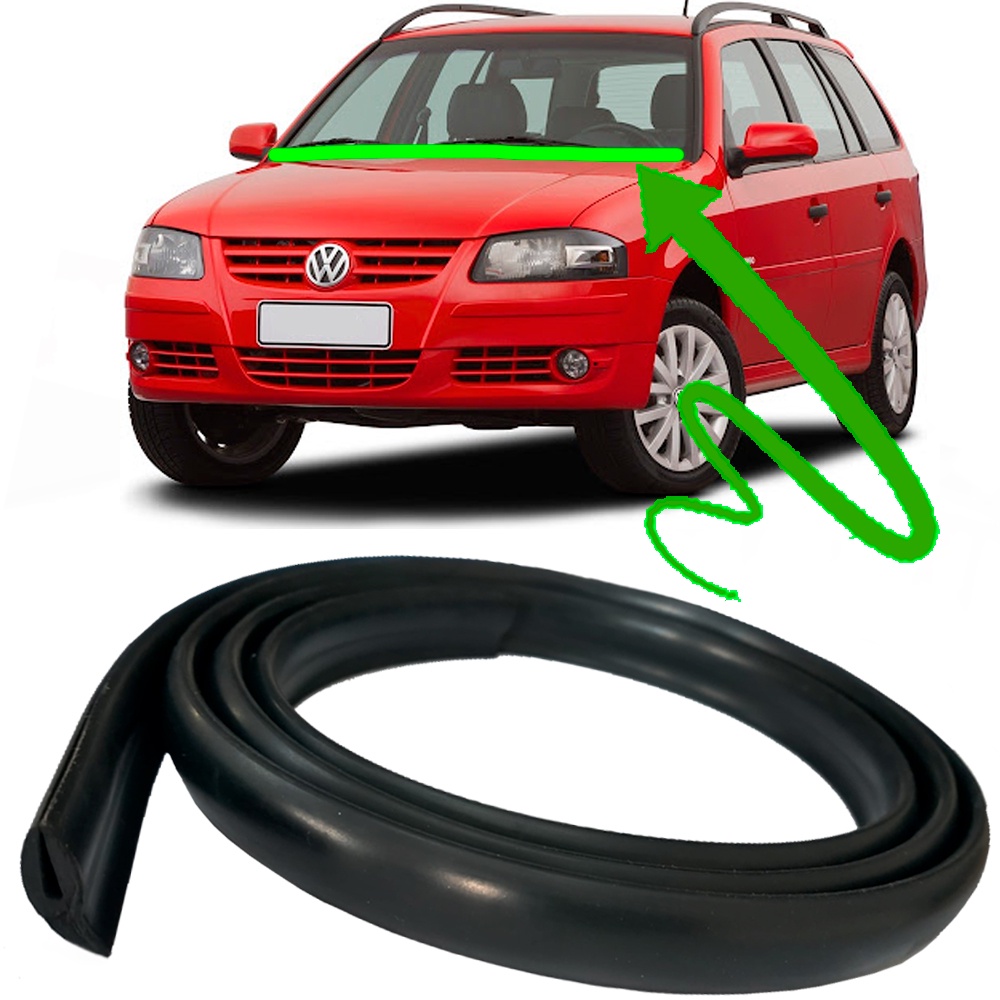 Borracha Acabamento Churrasqueira Parabrisa Parati G2 G3 G4 em Oferta na Shopee