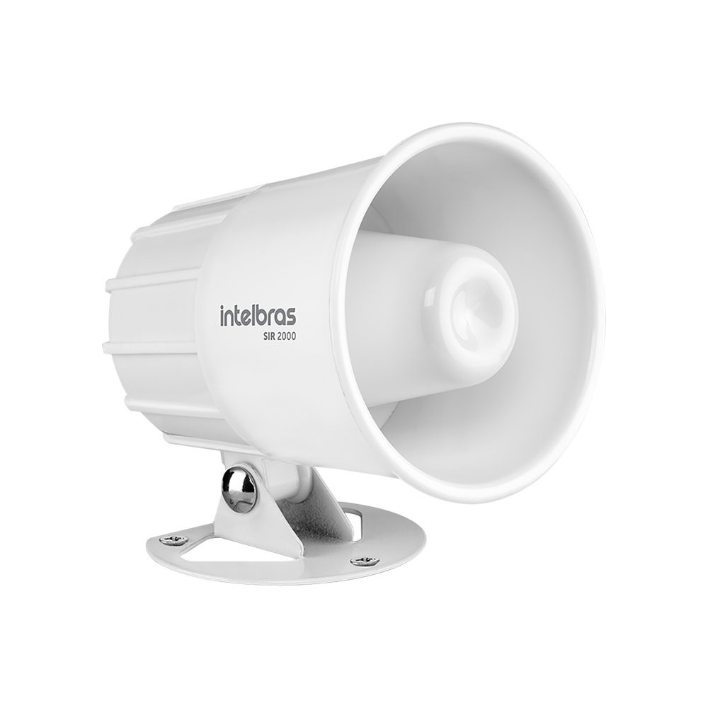 Sirene De Alarme Intelbras Sir 2000 115db Branca Alto Som