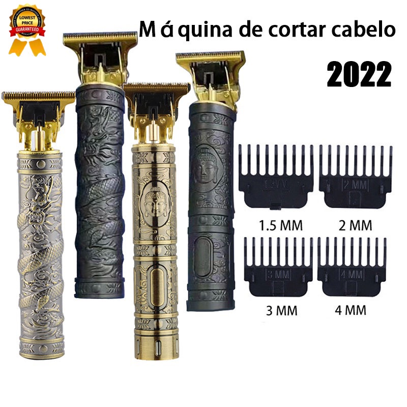 Barbeador Elétrico T9 Dragon E Phoenix Buddha Clipper De Cabelo ...