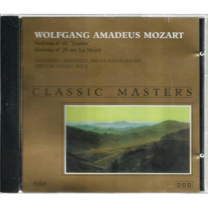 1129 Mcd- Cd Original 1997- Classic Master- Wolfgang Amadeus Mozart- Sinfonia Nº. 41- Clássica