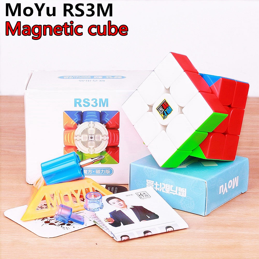 Moyu Mfrs3m 3x3 X 3 Rubik S Cube Rs3m Profissional Velocidade Cubo Magico I Mas Brinquedos Puzzle Para Crianca Shopee Brasil