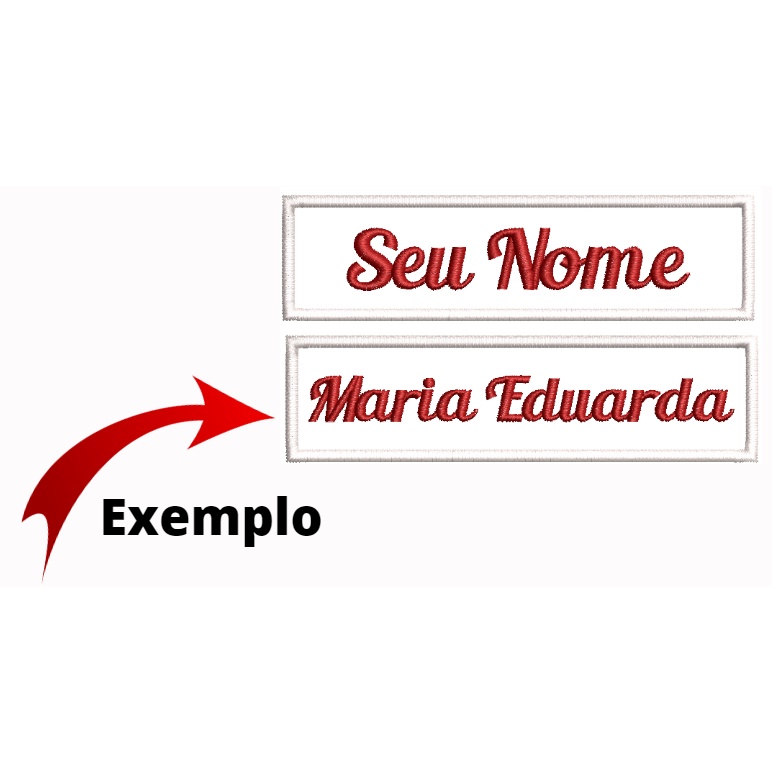 Nome Bordado - Patch Termocolante Jaleco Profissão em Oferta na Shopee