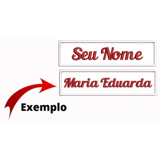 Nome Bordado - Patch Termocolante Jaleco Profissão
