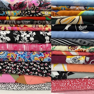 Tecido 100% Viscose Estampado Vestido, calça, blusa  (LEIA A DESCRIÇÃO E ORIENTAÇÃO DE COMPRA) em Oferta na Shopee