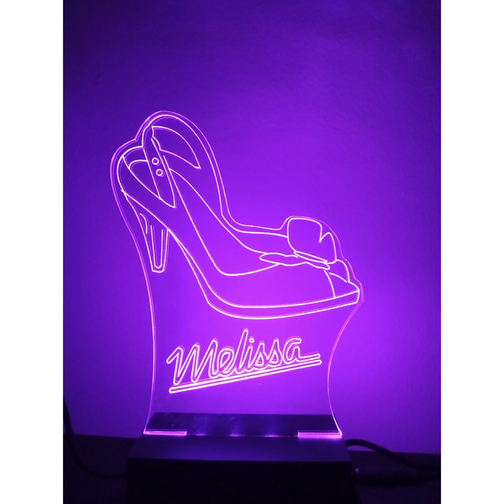 Luminária Abajur Led Melissa Ultragirl Cinderela
