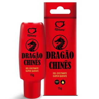 Gel Lubrificante Dragão Chinês Excitante Super Quente 15g - Sex Shop - Sexshop - Sexy Shop Produtos