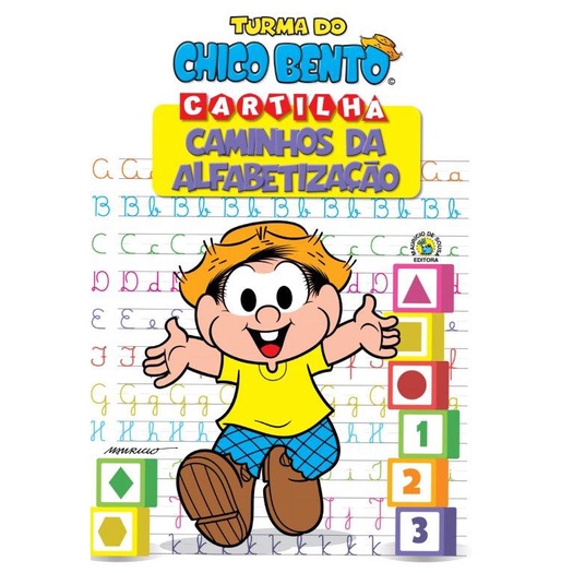 Turma do Chico Bento Cartilha Caminhos da Alfabetização em Oferta na Shopee