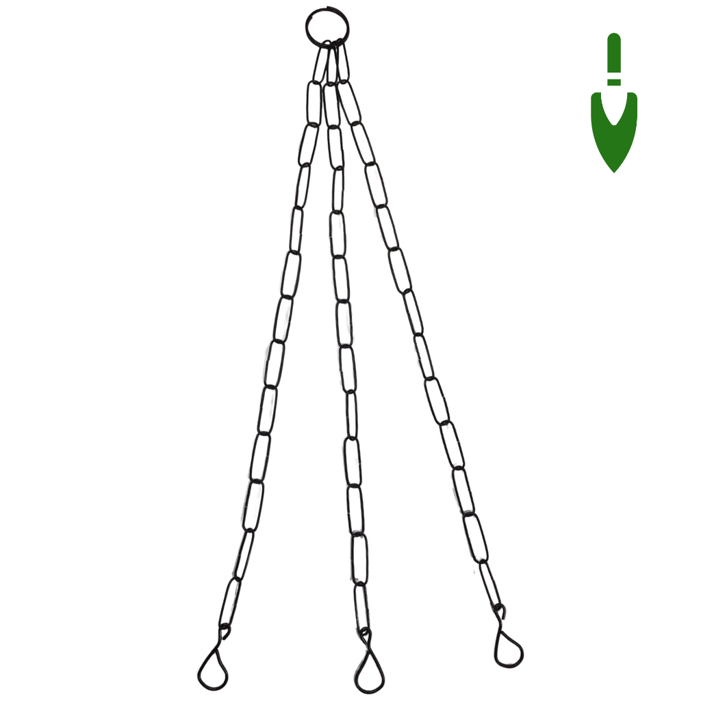 Corrente Tripla 54cm p/ pendurar Vasos Suporte de Aço Planta