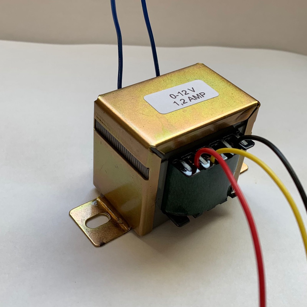 Transformador 0+12v 1,2 Amp