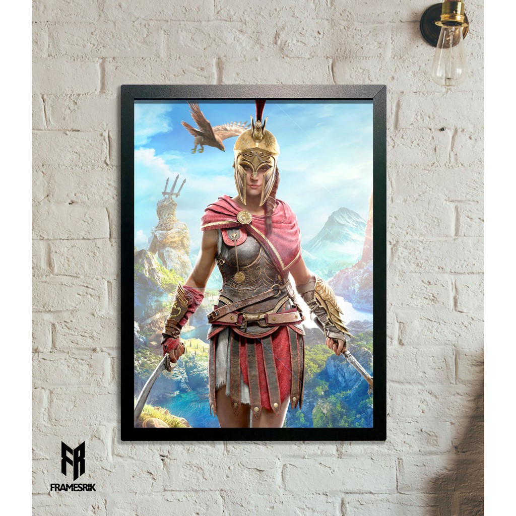 Quadro Kassandra Assassins Creed Odyssey Shopee Brasil