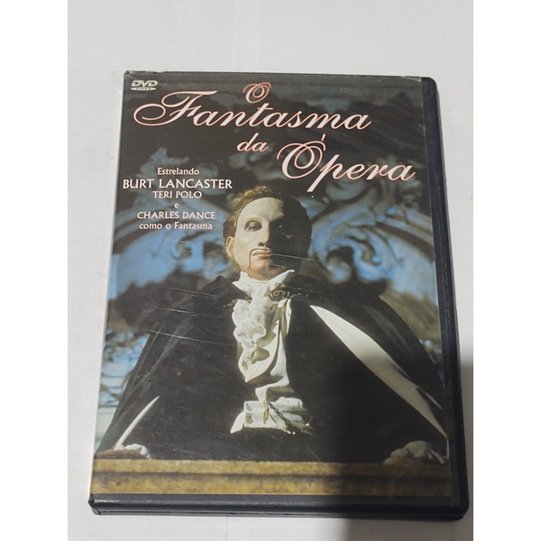 Dvd O Fantasma da Opera  Burt Lancaster Otimo Estado