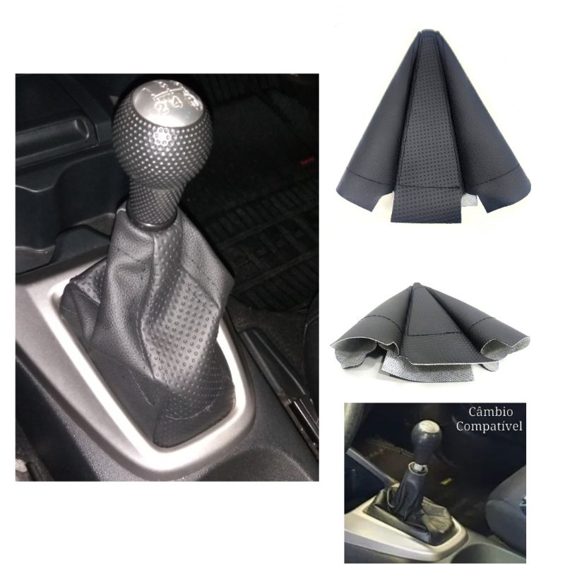 coifa couro sintético alavanca de câmbio manual City Honda 2009 a 2014 em Oferta na Shopee