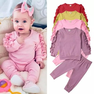 Conjunto bebê babado