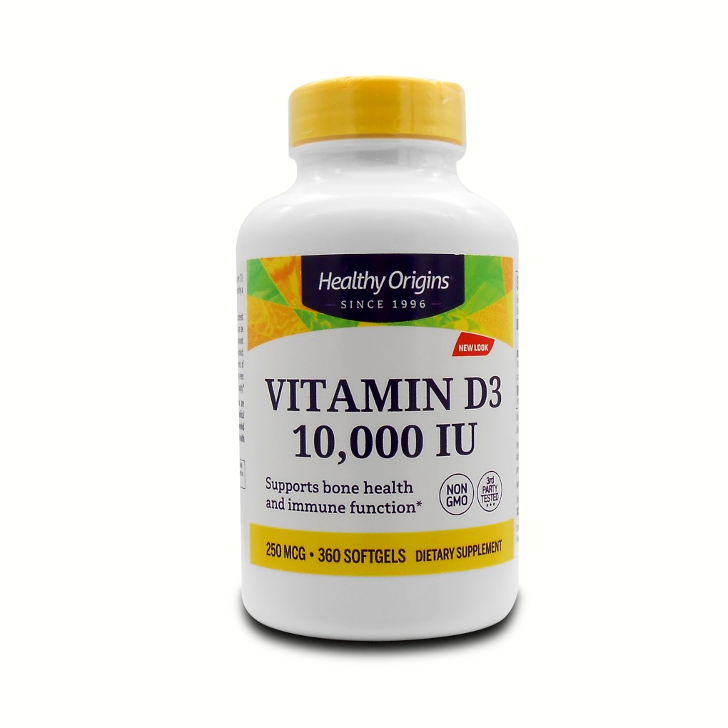 Healthy Origins Vitamina D-3 D3 10000 Iu 10,000iu 360 Softgels | Confronta Prezzi - Foto 2