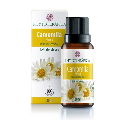 Óleo Vegetal de Camomila Alemã 30ml em Oferta na Shopee