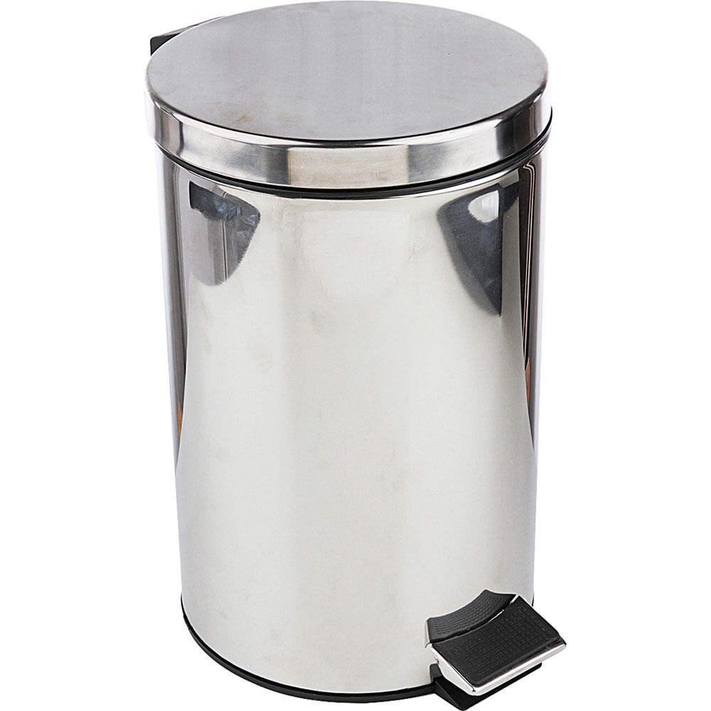 Lixeira de Inox 12l com Pedal - Home & Living