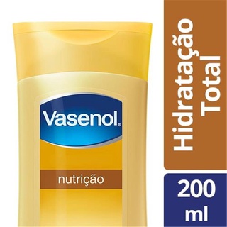 Loção Desodorante Hidratante Vasenol Hidratação Total Nutrição com 200ml
