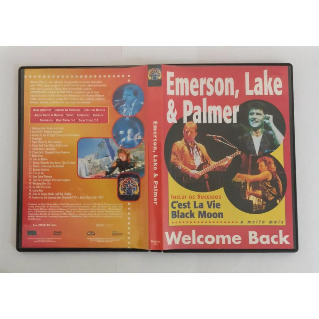DVD Emerson, Lake & Palmer Welcome Back