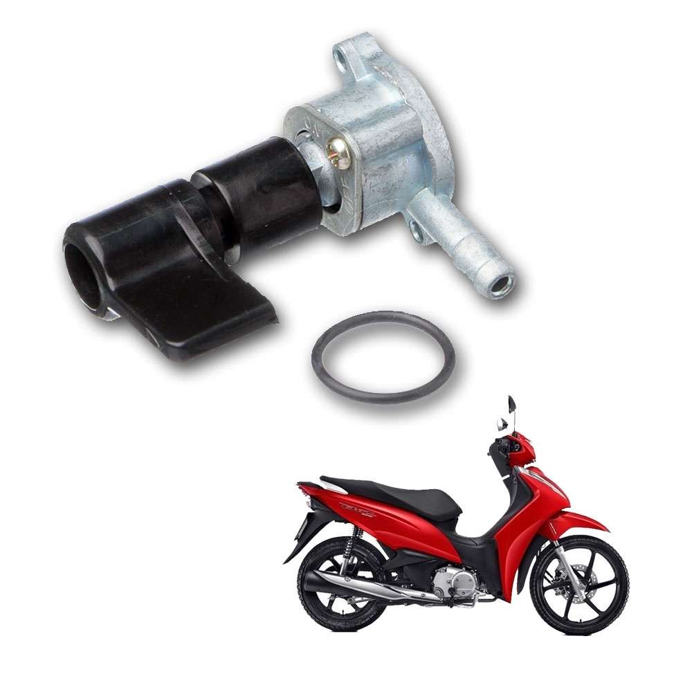 Torneira Gasolina Carburador Biz 125 Registro Combustivel moto modelo Honda