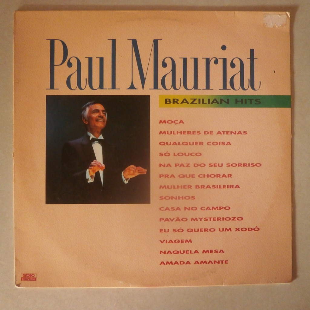 lp paul mauriat 1994 braziliam hits, disco de vinil