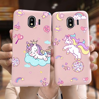 Capa De Silicone TPU Design Unicórnio Para Samsung Galaxy J2 Pro Core 2018 J4 + J6 + Plus J4 2018 J6 J8 2018