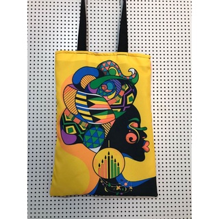 bolsa dupla face sacola África Pop color ecobag bolsa de ombro em Oferta na Shopee
