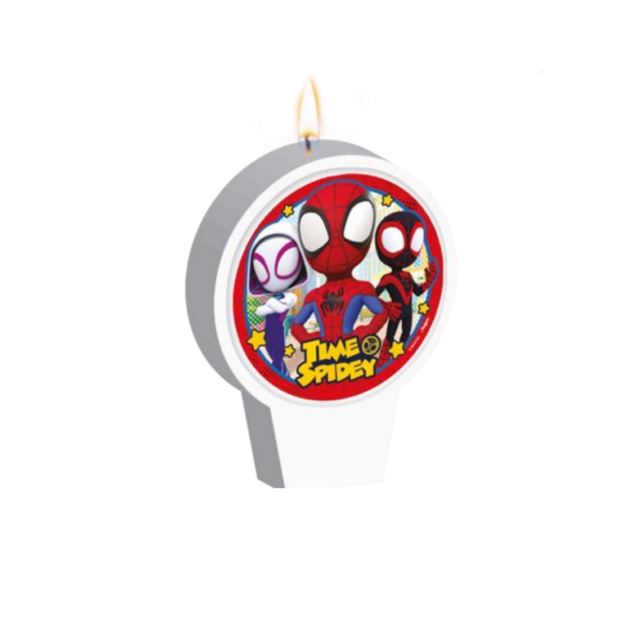 Vela Aniversário - Spidey e Seus Amigos Espetaculares - 01 Unidade - Regina - Rizzo