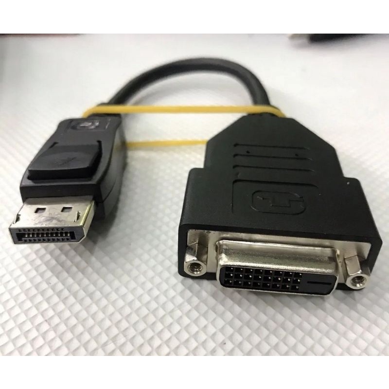 Cabo Adaptador Dp Diplayport Macho X Dvi-d Fêmea 24+1