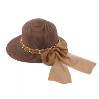 Chapeus D Praia Viseira Palha Corrente Sombreiro Feminina em Oferta na Shopee