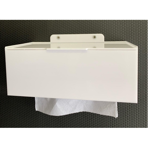 Caixa/porta Lenços De Papel Ou Interfolha P/ Parede Branco
