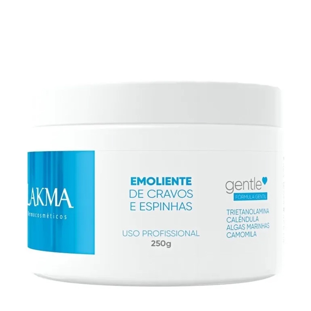 Creme Emoliente Lakma 250g - Emoliência de Cravos e Espinhas em Oferta na Shopee