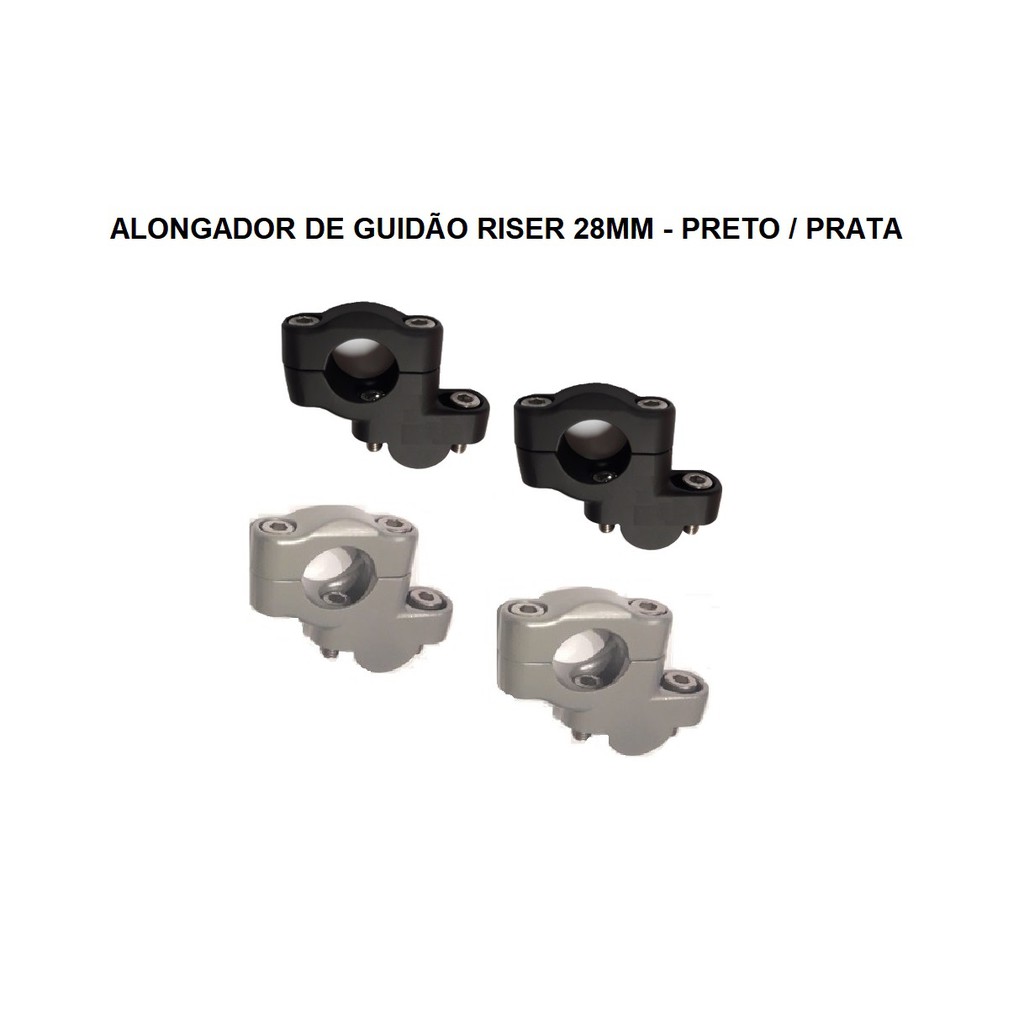 Alongador De Guidão Riser Fixo para NX 500 /Cb500 X/f Ano 2020 28mm