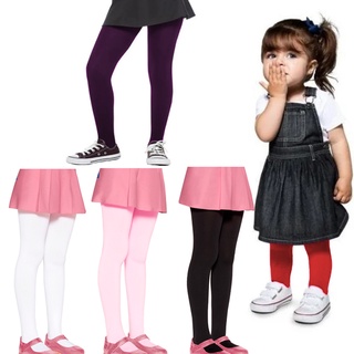 Meia Calça Infantil Lupo Lobinha 2576-001 Fio 80 Para Inverno E Frio Com Ponteira Ajuste Perfeito Poliamida Presente Para Criança
