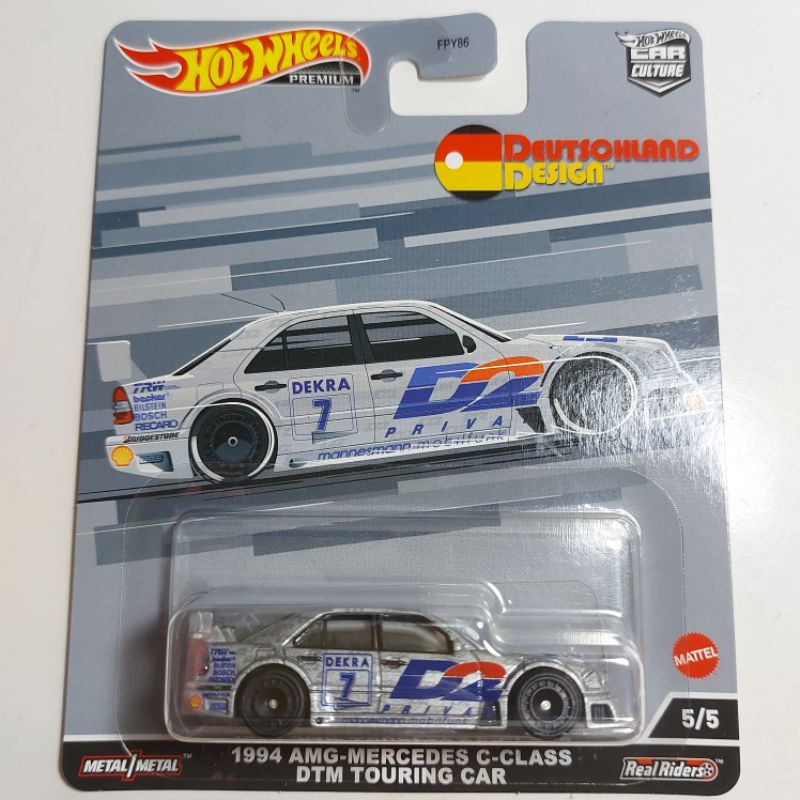 1994 AMG-Mercedes C-Class DTM Touring Car Hot Wheels Car Culture 2022