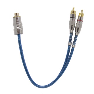 Cabo Y Prime Plug de Metal 5mm Azul 1F 2M Svart/Techone Som Automotivo Stereo em Oferta na Shopee