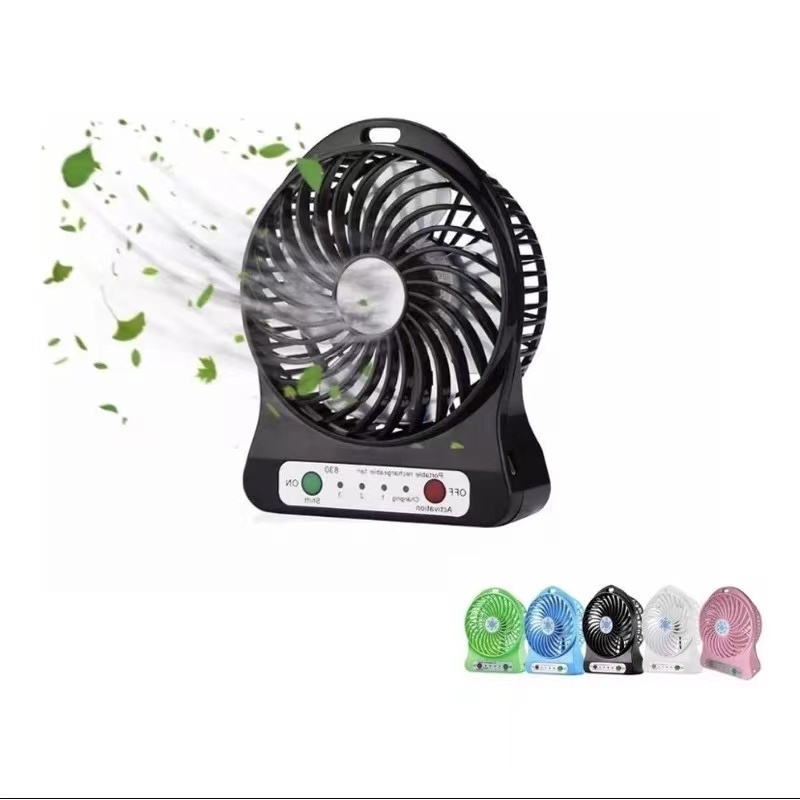 Ventilador Portátil Pequeno Recarregável Usb Com 3 Velocidades em Oferta na Shopee
