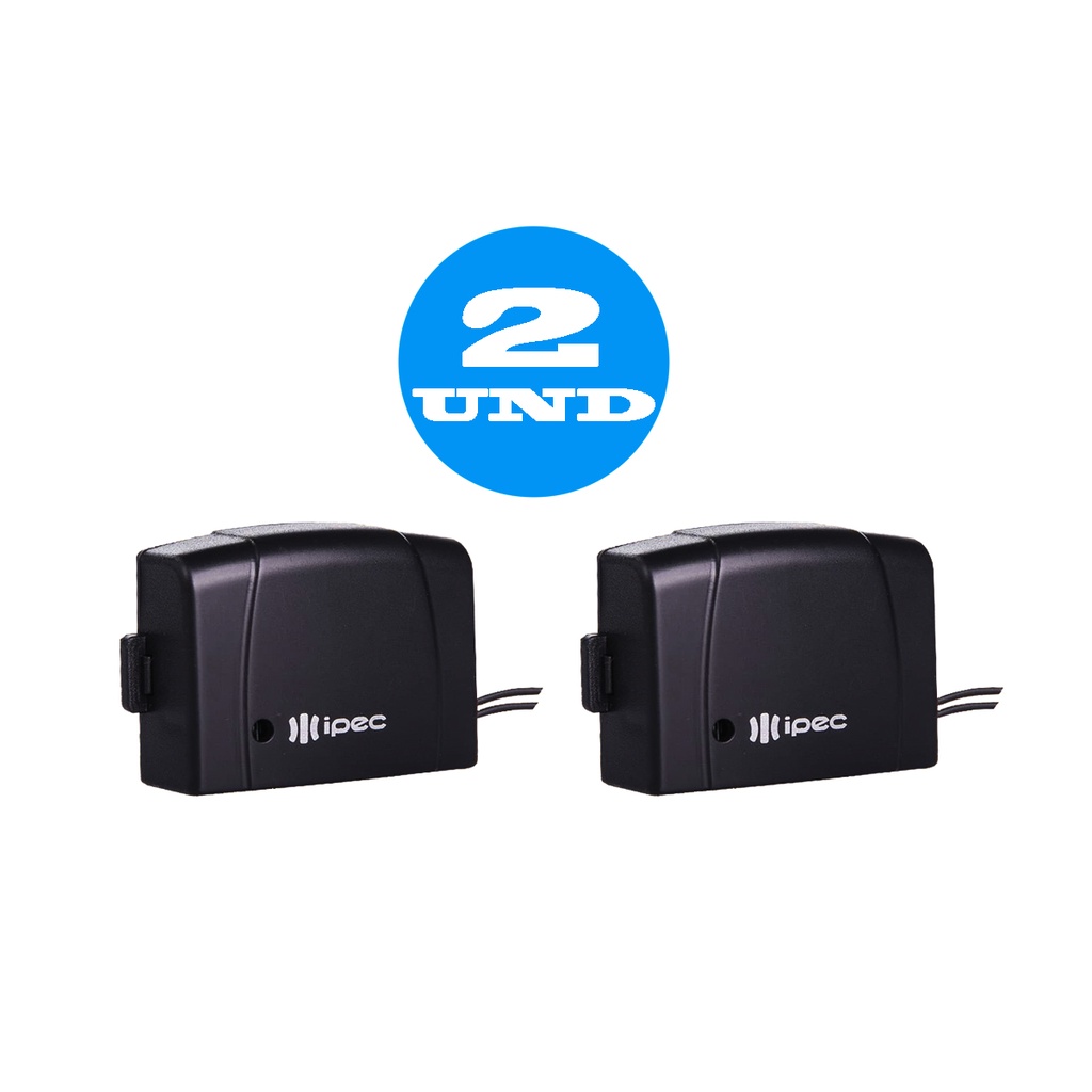 Kit 2 Controle De Portão Eletrônico Tx Car Mini Ipec 433,92 mhz Farol Carro P/ GAREN RCG AGL SEG IPEC