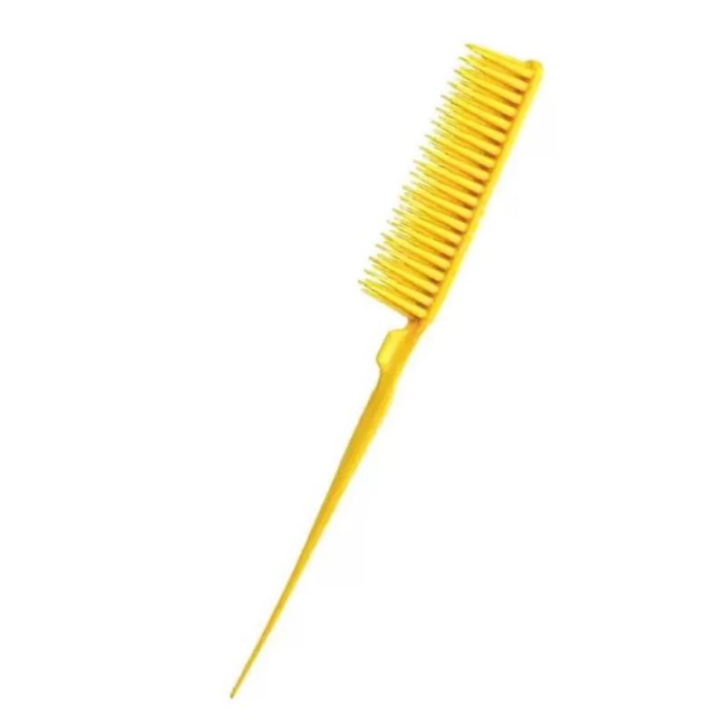 Pente Escova 3 Fileiras Plástico Com Cabo