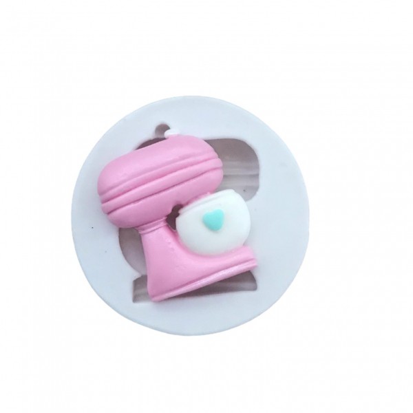 Molde De Silicone Batedeira Com Coração Molde Para Confeitaria Molde Para Biscuit 778