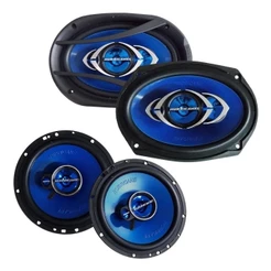 Kit Pratico Hurricane Alto Falante 6 + 6x9 Rms Quadriaxial