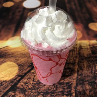 100 copo Milk-shake com tampa bolha com furo 300 ml pp ( chocobraz )// em Oferta na Shopee